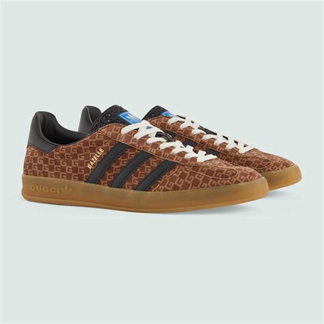 gucci adidas brown|adidas x Gucci .